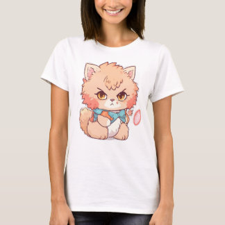 T-shirt Tater Tot Tough Kitty - Un art mignon mais raffiné