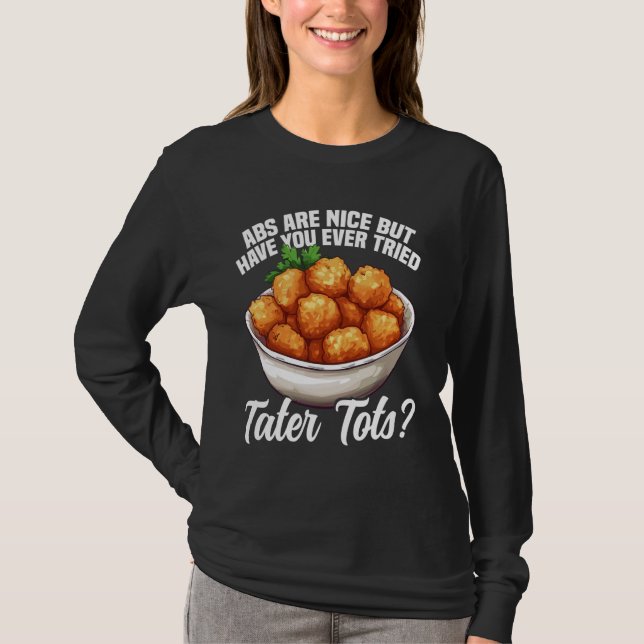 T-shirt Tater Tots Ventilateur Tot de repas Tot Fabriquant (Devant)