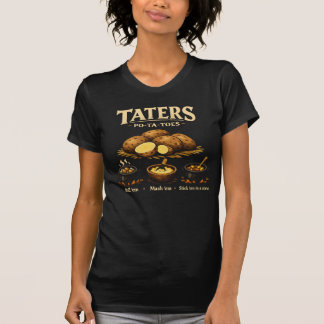 T-shirt Taters Po-Ta-Toes Cuisine Humour Illustration de p