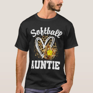T-shirt Tatie Douce Léopard à Coeur Assortie Famille