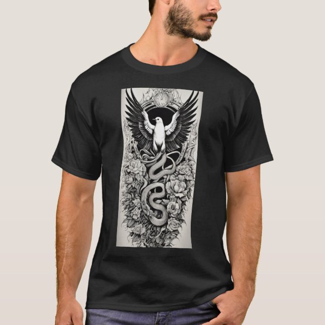 t-shirt tato traditionnel (Devant)