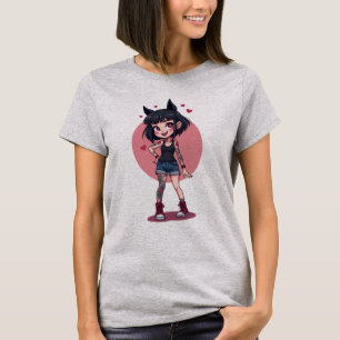 T-SHIRT TATOO GIRL COEURS