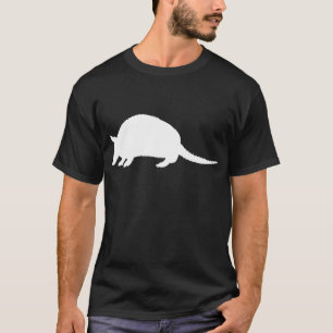 T-shirt Tatou noir et blanc