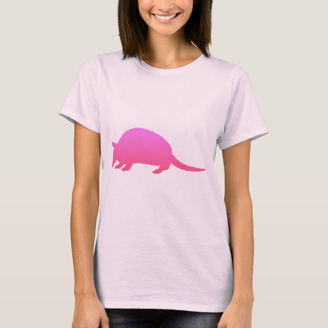 T-shirt Tatou rose (Devant)