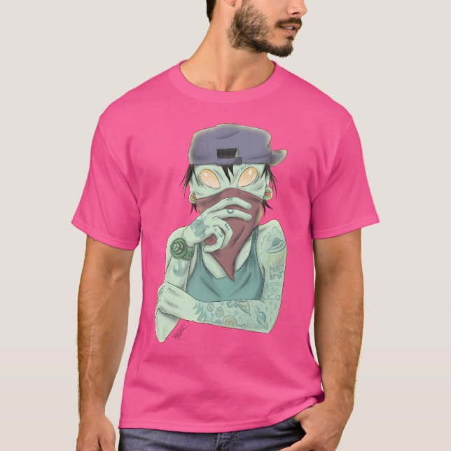 T-shirt Tatouage Alien (Devant)