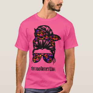 T-shirt Tatouage Artiste femme vie chaotique paille lunett