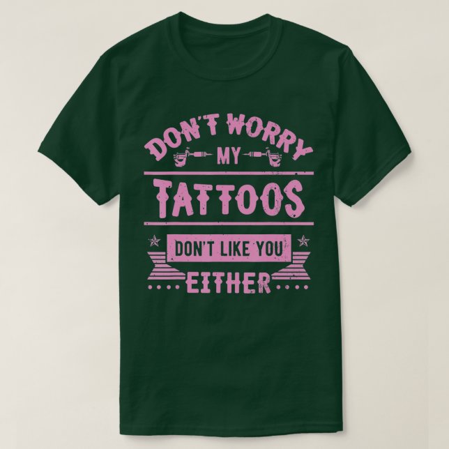 T-shirt Tatouage Artiste Machine Tatouage Pigment Art Tato (Design devant)