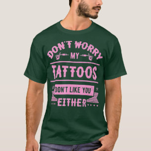 T-shirt Tatouage Artiste Machine Tatouage Pigment Art Tato