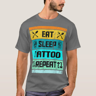T-shirt Tatouage Artiste Tatoueur Adulte Tatouage Drôle 