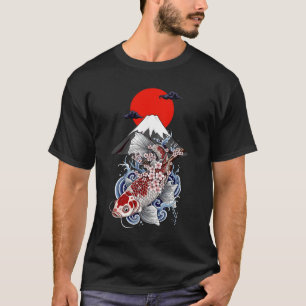 T-shirt Tatouage asiatique   Poisson Koi Japonais   T-Shir
