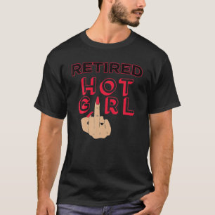T-shirt Tatouage au coeur à la retraite Fille chaude amusa