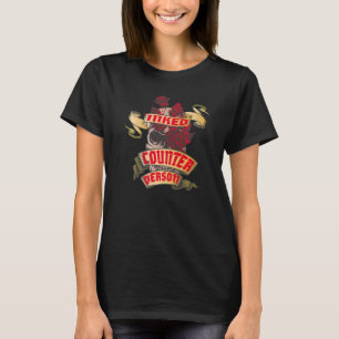 T-shirt Tatouage au crâne encré et aux roses rouges