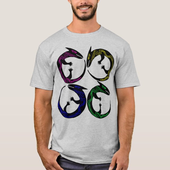 T-shirt Tatouage autochtone tribal Ethnographique Pagan Li (Devant)