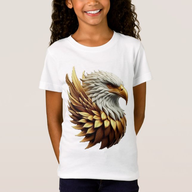T-Shirt "Tatouage d'aigle - Design de T-shirt" (Devant)
