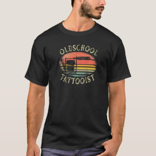 T-shirt Tatouage de charbon traditionnel Citation de machi
