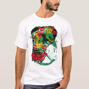 T-shirt tatouage de dragon chinois traditionnel et