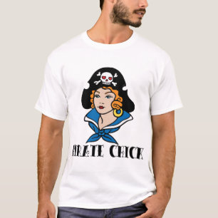 T-shirt Tatouage de poussin de pirate