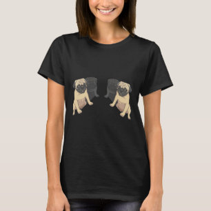 T-shirt Tatouage de Teckels Noirs et Fauves 160