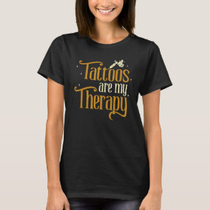 T-shirt Tatouage Est Mon Thérapie Tatouiste Artiste D'Encr