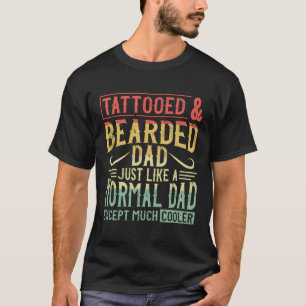 T-shirt Tatouage et le père accouché Humour drôle Fête des