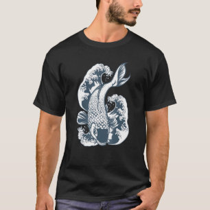 T-shirt Tatouage Japonais Cool Poisson Koi Jinli Japon Car