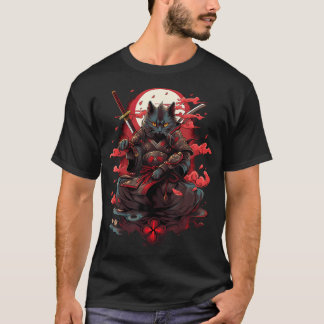 T-shirt tatouage japonais rétro Samurai tatouage Ninja Ka