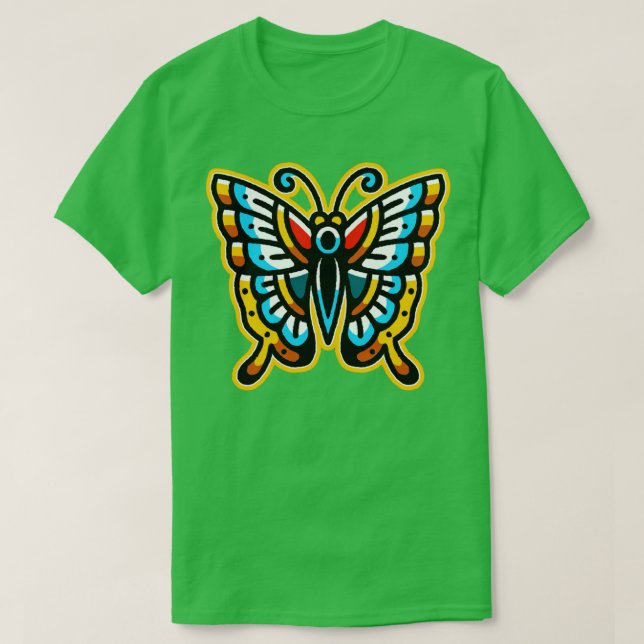 T-shirt tatouage papillon (Design devant)