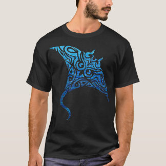 T-shirt Tatouage polynésien hawaïen de la tribu Manta Ray