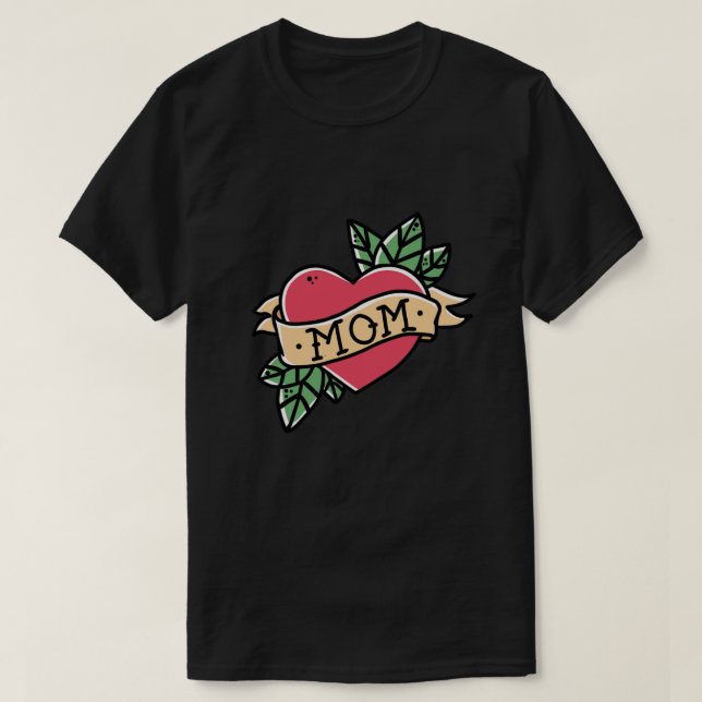 T-shirt Tatouage rétro (Design devant)