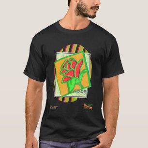 T-shirt Tatouage rose japonais Street Style American Art S