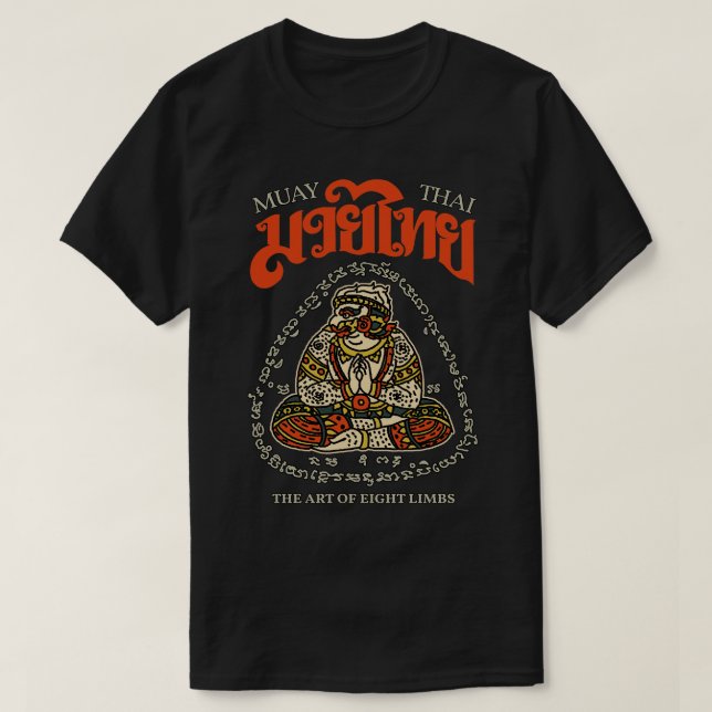 T-shirt Tatouage thaïlandais classique Muay (Design devant)
