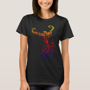 T-shirt Tatouage tribal phénix oiseau renaissance symbole 