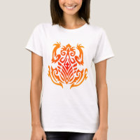 Tatouage tribal sauvage de grenouille