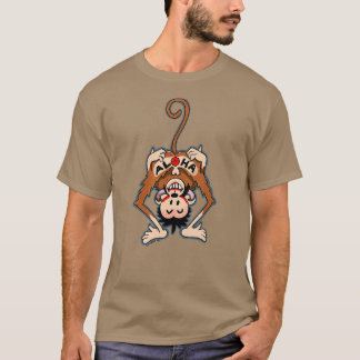 T-shirt Tatouage vintage Aloha Monkey