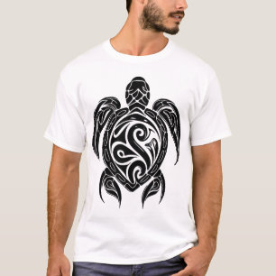 T-shirt Tatouage Vintage Assez Plongeur Tortue Copie
