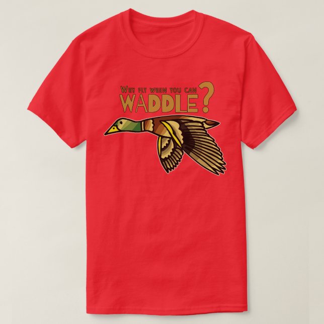 T-shirt Tatouage vintage de canard (Design devant)