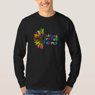 T-shirt Tatouages pour délinquants Tournesol Tatouages