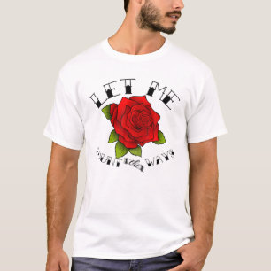 T-shirt Tattoo Flash Art Style Rose T