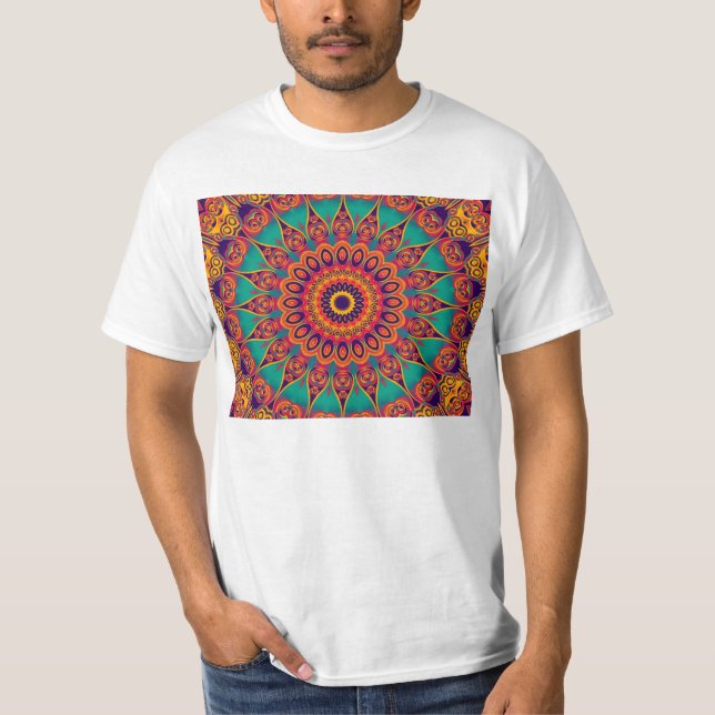 T-shirt Tattoo Kaleidoscope Fractal (Devant)