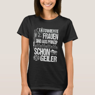 T-shirt Tattoo, les femmes tatouées font rocker votre encr