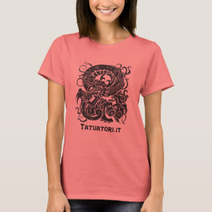 T-shirt Tattooer Dragon BW