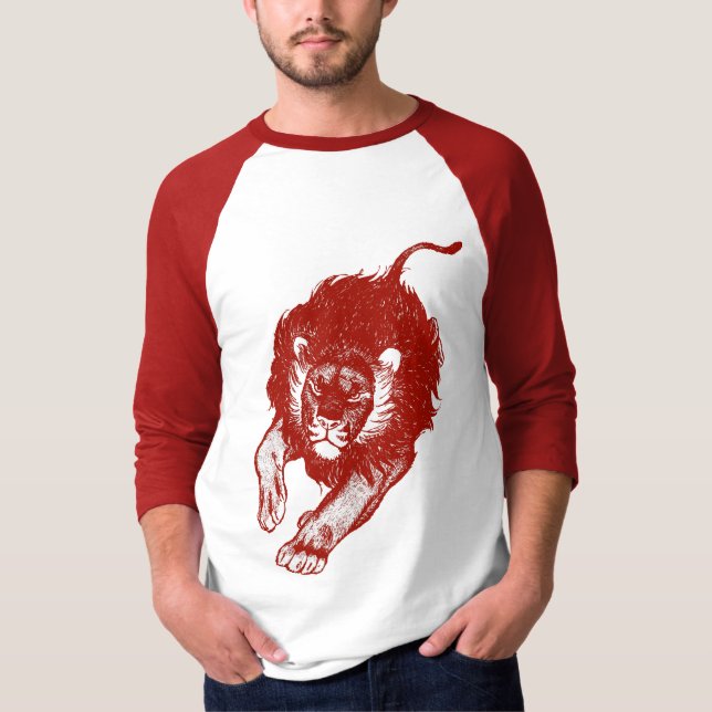 T-shirt Tau de l'habillement de lions (rouge) (Devant)