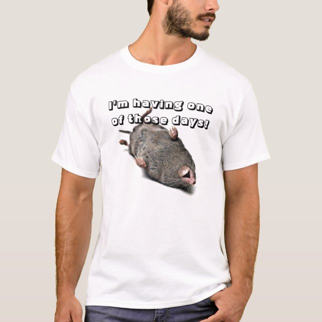 T-shirt Taupe morte drôle (Devant)
