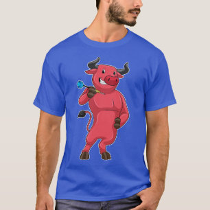 T-shirt Taureau aux fléchettes avec fléchette