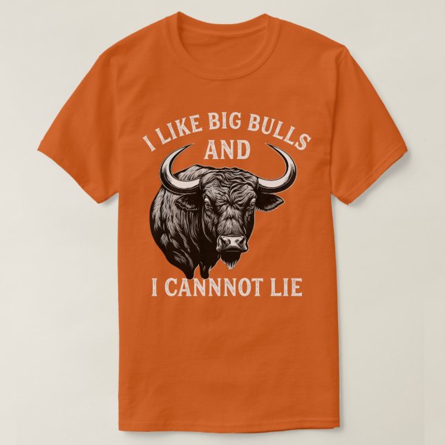 T-shirt Taureau Comme Gros Bulls Rodeo Bull Rider Wester (Design devant)