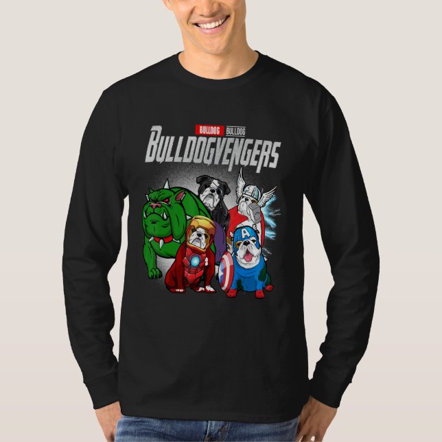 T-shirt Taureau de Chien Taureau de Taureau - Assemblage (Devant)