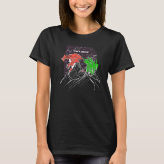 T-shirt Taureau du marché boursier contre l'ours Motif du