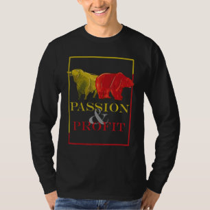 T-shirt Taureau et ours passion et profit bourse an