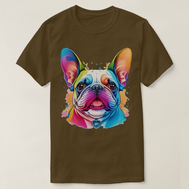 T-shirt taureau français coloré 1 (Design devant)
