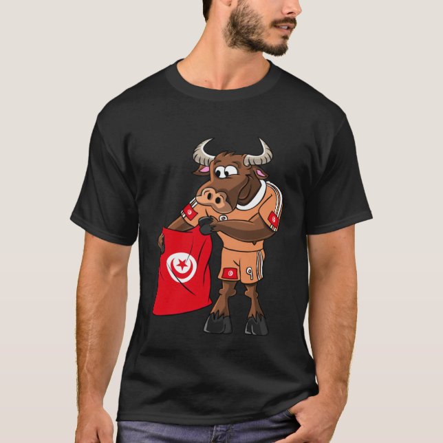 T-shirt taureau tunisien (Devant)
